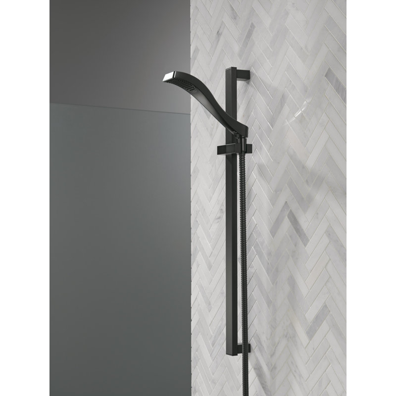 Douche à main à jet simple Dryden, Noir mat