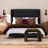 Hanson Upholstered Wingback Bed-1753712382-1753712355