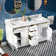 Vannes 60'' Bathroom Vanity with Solid Hardwood Frame, Quartz Countertop, Soft-Close Drawers, CUPC Sink, and Flip-Top Storage