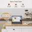 81.6" Kitchen Island With Extendable Dining Table 2 Drawers And 2 Doors Cabinet For Kitchen-538059205
