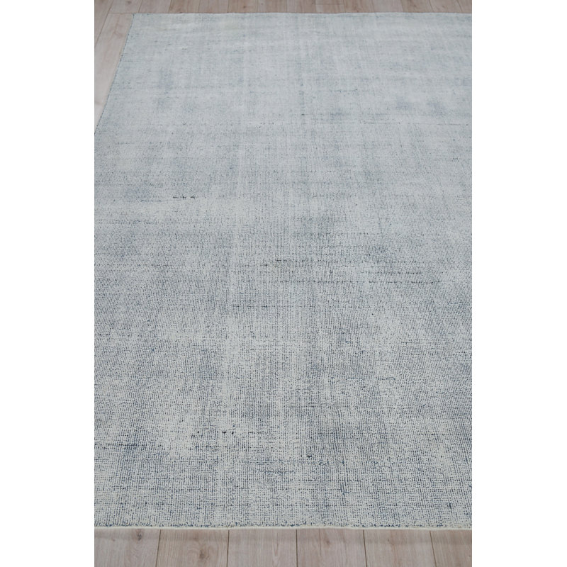 Poliforma Area Rug in Light Gray/Navy, Rectangle 2' x 3'