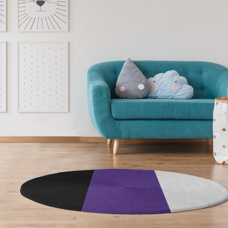 Chenille Indoor Rug, Round 5'