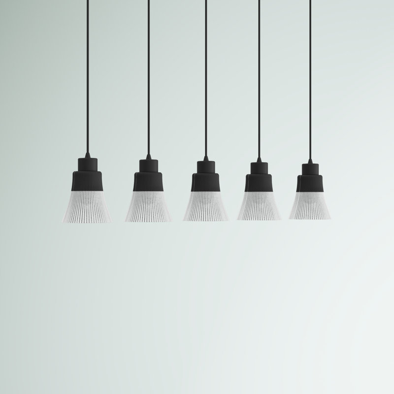 Southam 5 - Light Kitchen Island Pendant, Black