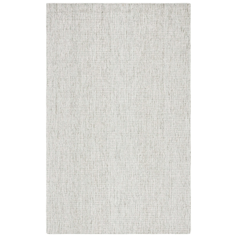Tapis à poils longs en laine touffetée Micailah, Rectangle 6 pi x 9 pi