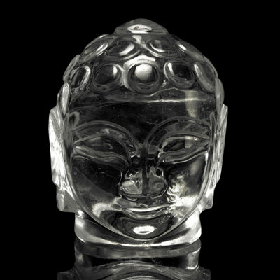 White Sapphire Buddha Head – 1,275 Carats
