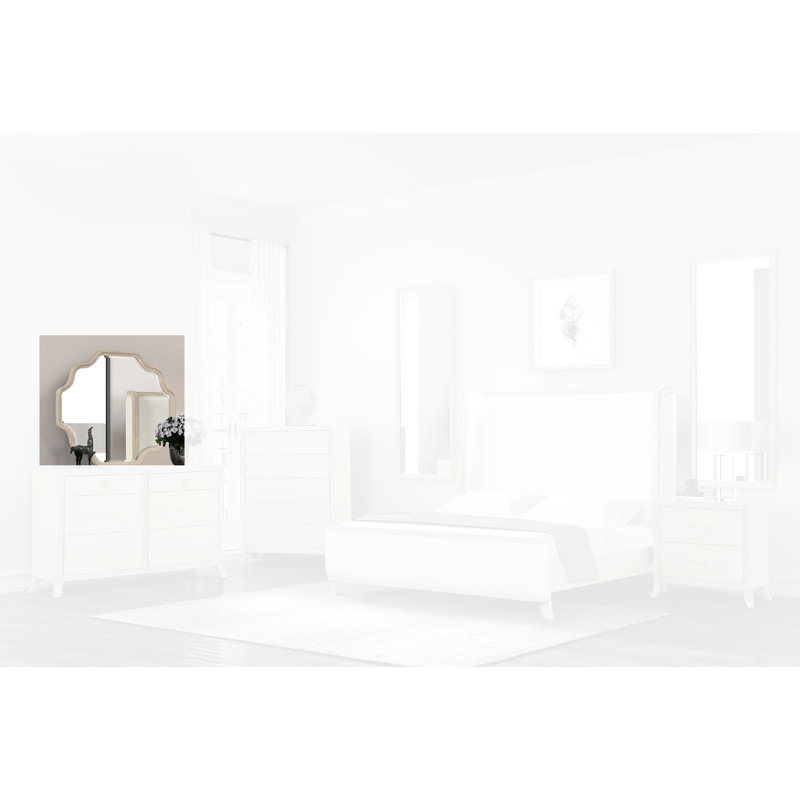 Miroir pour commode Clervius