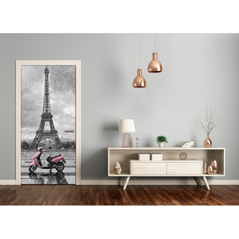 Eiffel Tower Scooter Door Decal