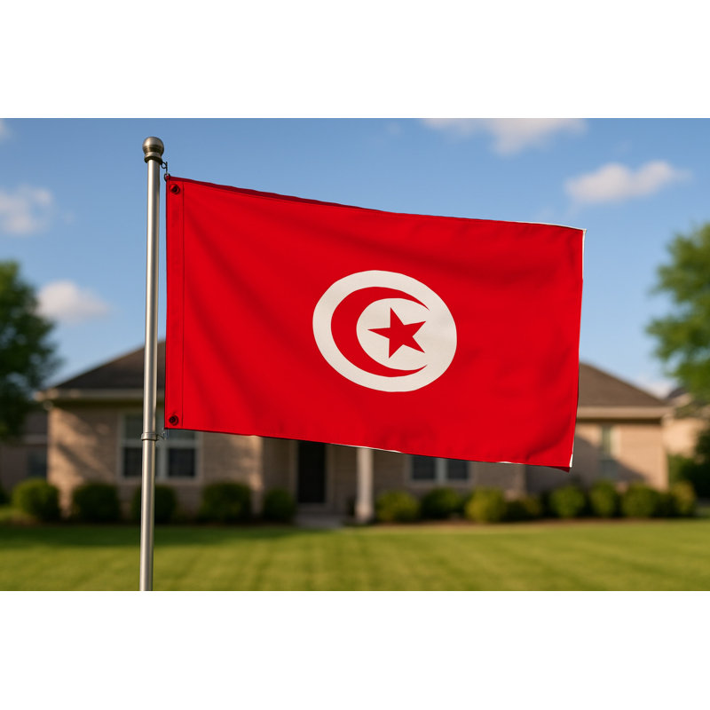 Drapeau tunisien — Drapeau