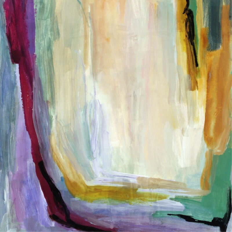 Entangle III Painting by Barclay Butera, Knife Gel, 54" H x 54" W x 1.5" D