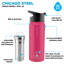 Bouteille d'eau GROSCHE Chicago Steel Infusion-83655463-83934947