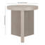 Brielle Pedestal End Table-403875399-403875396