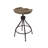 Maurice Upholstered Pine Adjustable Height Counter Stool
