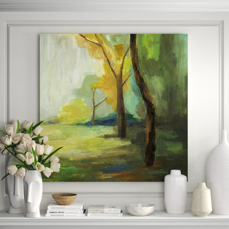 Afternoon Forest II Painting by Elle Youngstrom, 47" H x 47" W, Outdoor
