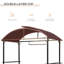 8 pi x 4 pi Pavillon de jardin en métal