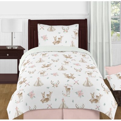 Sweet Jojo Designs Deer Floral Comforter Set & Reviews | Wayfair