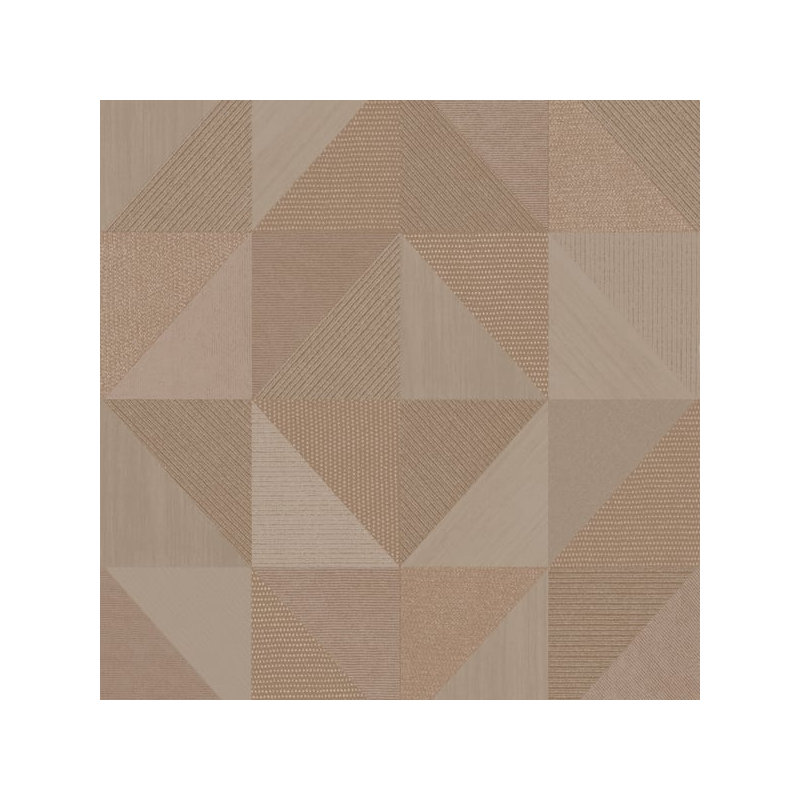 Italian Textures 4 Collection Geometrico Congo WAllpaper Roll, Bronze