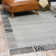 Tapis gris clair Saho
