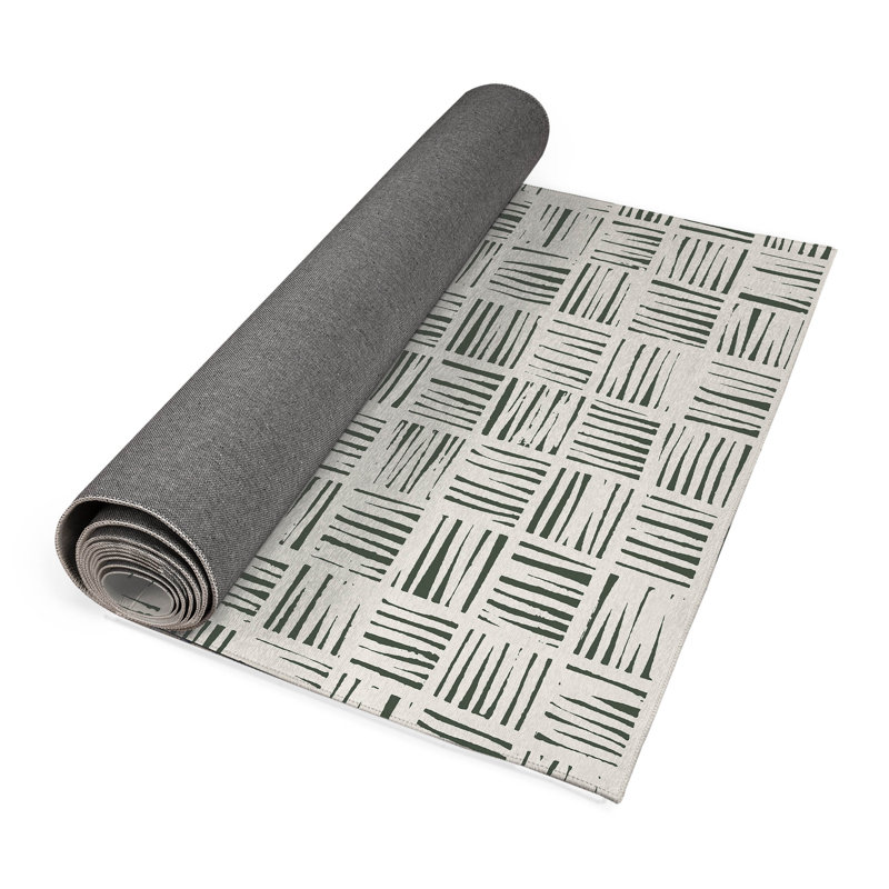 Lash Locked Non-Slip Outdoor Rug, Runner 2'6" x 8'