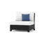 Ensemble de conversation modulaire en rotin de six articles avec housses de coussin Sunbrella-70099347
