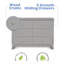 Commode double universelle à 6 tiroirs, certifiée Greenguard Gold-65622360
