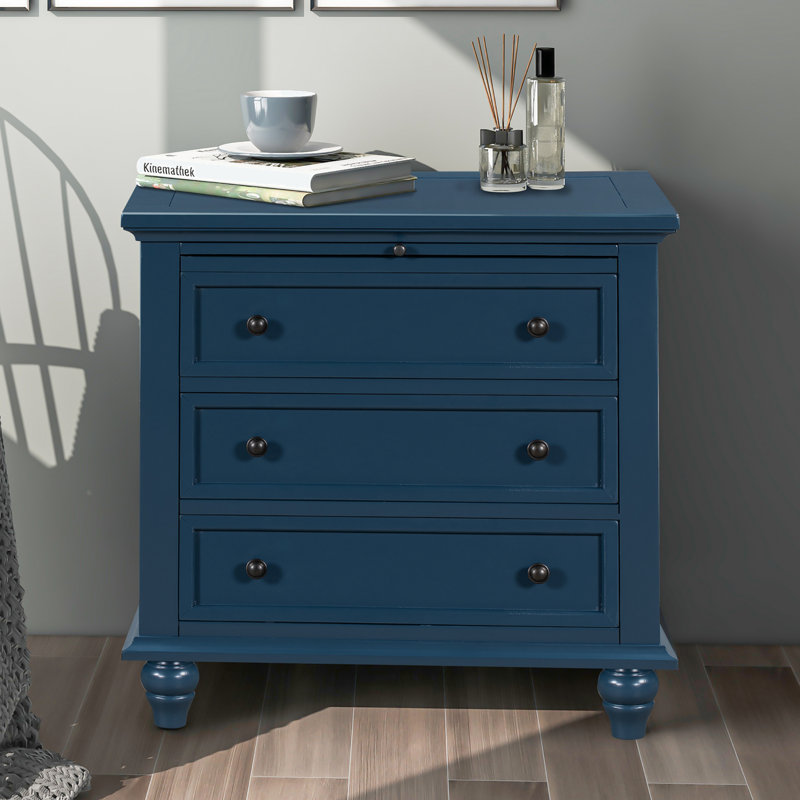 Commode décorative, Bleu