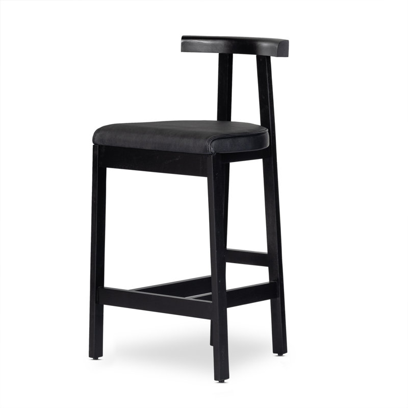 Tabouret de bar et de comptoir Seville, Tabouret de bar (siège d’une hauteur de 30 po), Noir