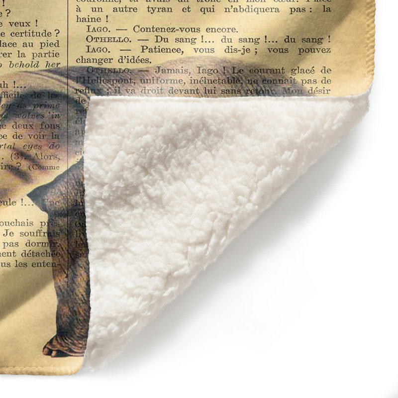 Couverture éléphant, 51 po x 60 po