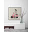 Pink Scooter II - Floater Frame Painting on Canvas-62252899