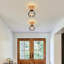 Retro Simple Wrought Iron Flush Mount