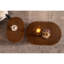 Table basse gigogne ronde de 2 avec relief ondulé élégant, idéale pour le salon comme table d'appoint ou de chevet, en bois massif +, assemblage rapide à la main - fabriqué à la main moderne 2, fait à la main multifonctionnel