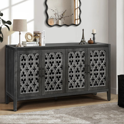 Buffet 4 portes avec intérieur réglable