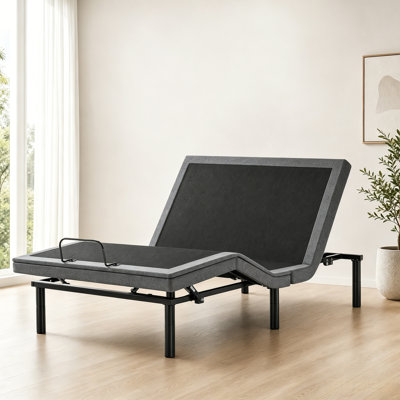 Smart Electric Adjustable Bed Base with Wireless Remote, Head and Foot Incline Ergonomic Bed Frame