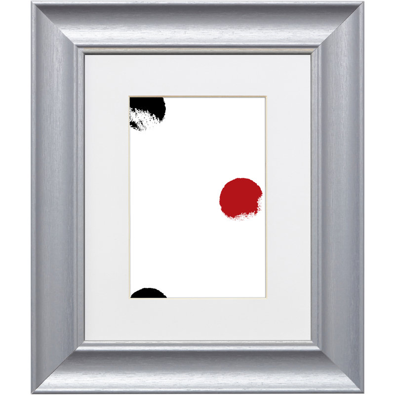 Cadre photo simple biseauté toxey, Argent brossé, 14 po x 18 po emmêlé à 12 po x 16 po