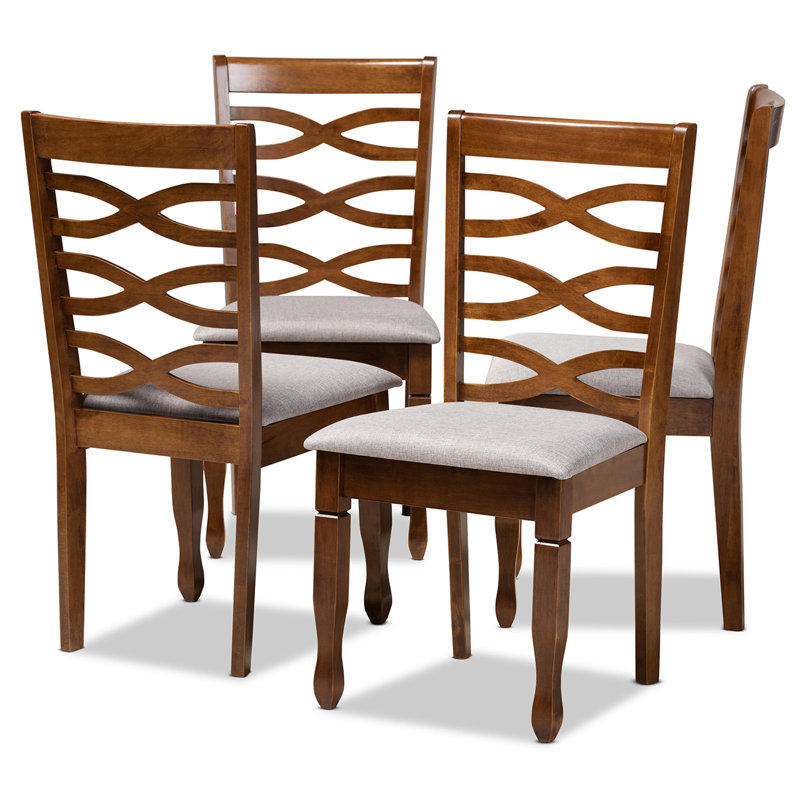 Chaise rembourrée et en bois Stockdale