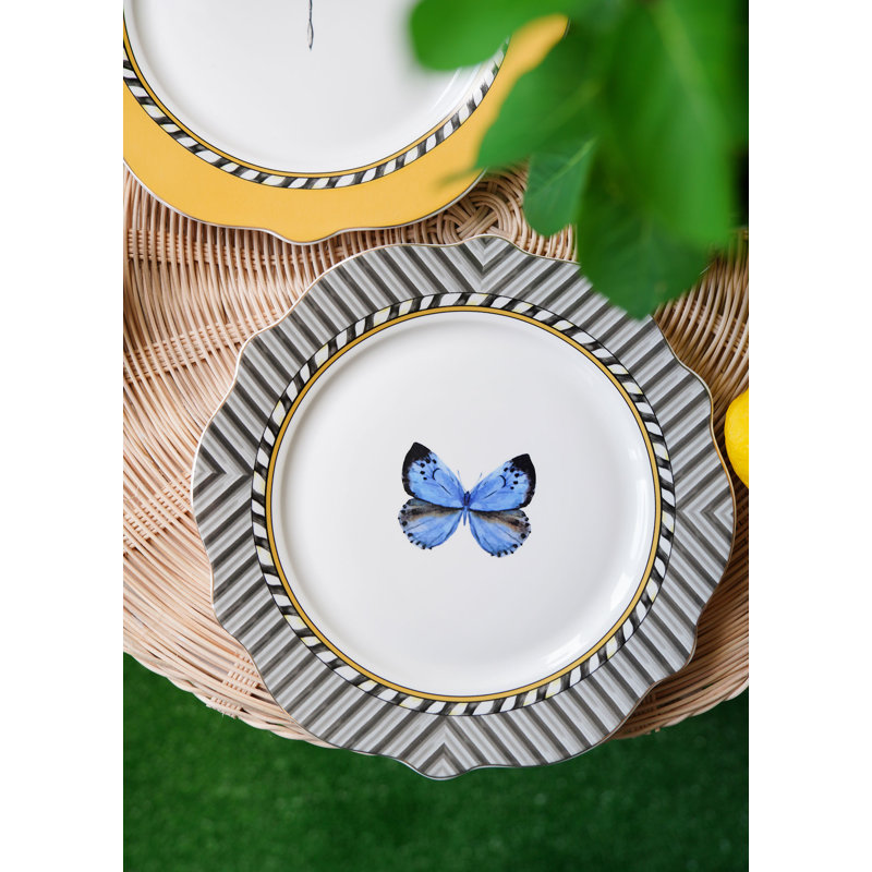 Mystique 27cm Bone China Dinner Plate