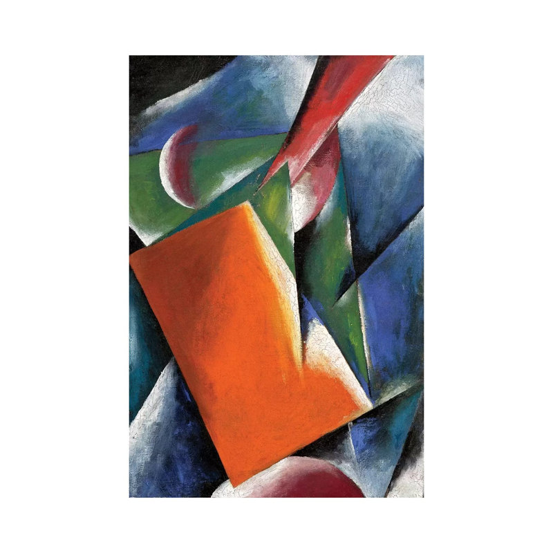 Architectonic Painting, 1917 by Lyubov Popova - Wrapped Canvas Painting, 66.04 cm H x 45.72 cm W