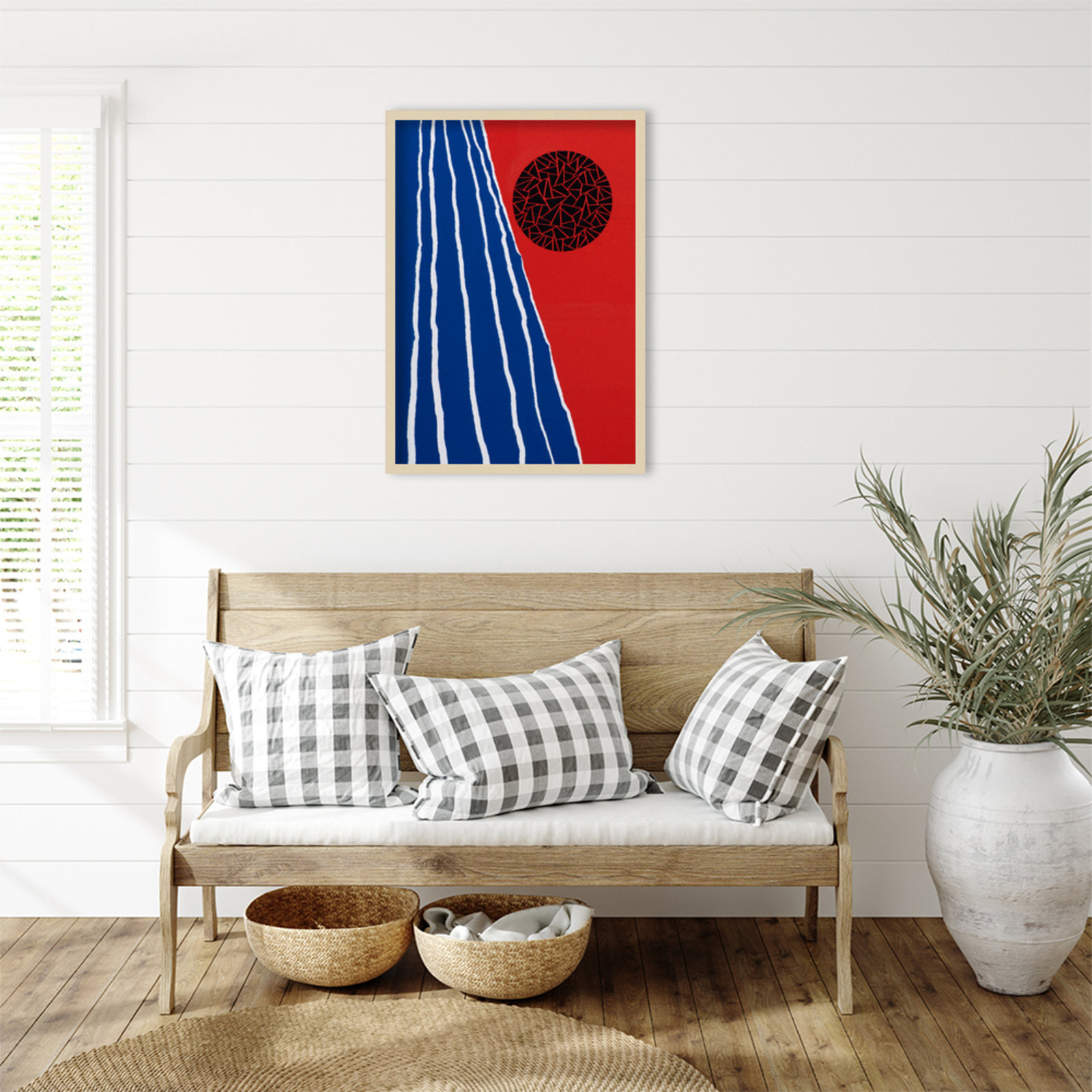 Orbis Factor by Alex Dunn, 33" H x 24" W x 1" D, Brown