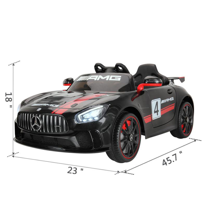 AUF-TH-17E0483 Aufind 12 Volt 1 Seater Battery Powered Ride On with Remote Control, Black