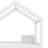 Twin Size Wood House Loft bed with Slide, Storage shelves and Light-93389823
