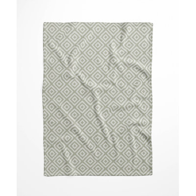 Ikat Grunge Velveteen Fleece Blanket
