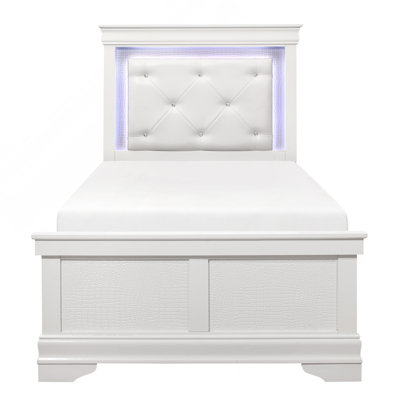 Mobilier de chambre à coucher de style traditionnel Glam 1pc
