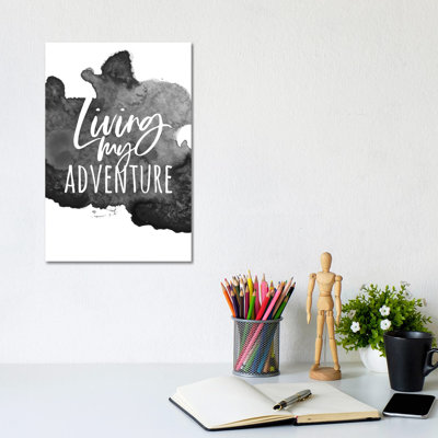 Living My Adventure 1 Piece Wrapped Canvas Wall Art