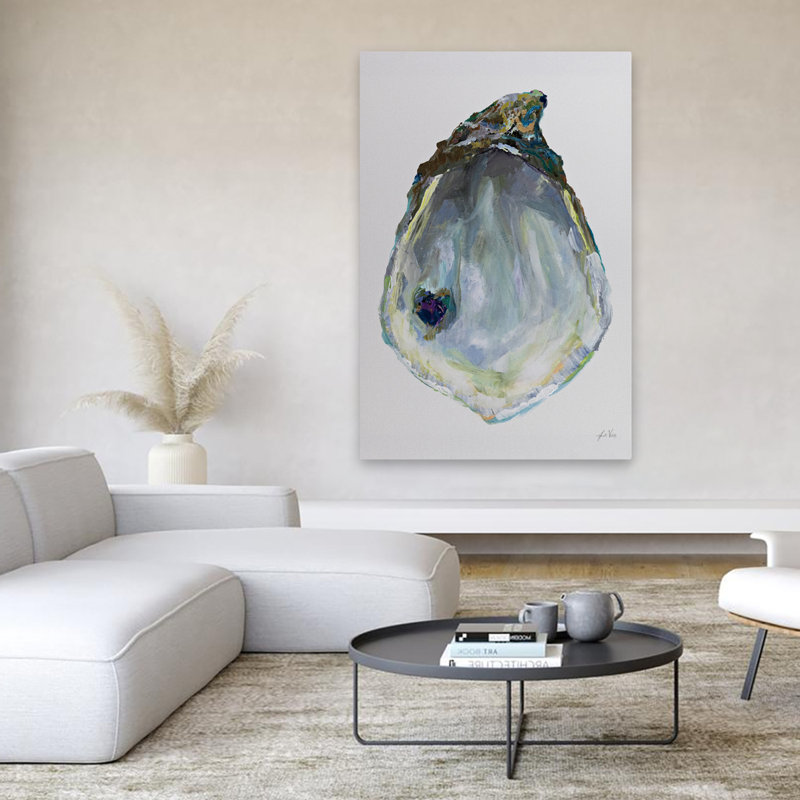 Perle côtière bleu gris côte côtière, H 60 po x l 40 po
