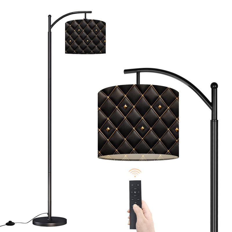 Lampe sur pied à arc avec abat-jour réglable Luxury
