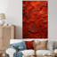 Volcanic Red Fusion Vector 2 - Tachisme, art mural-385176644-351315315