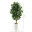 Faux Ficus Tree in Clay Planter-572805254-572805255
