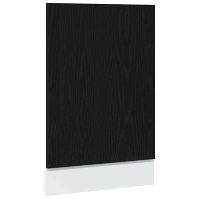 Panneau de lave-vaisselle vidaXL chêne noir 45 x 1,5 x 67 cm Lyon