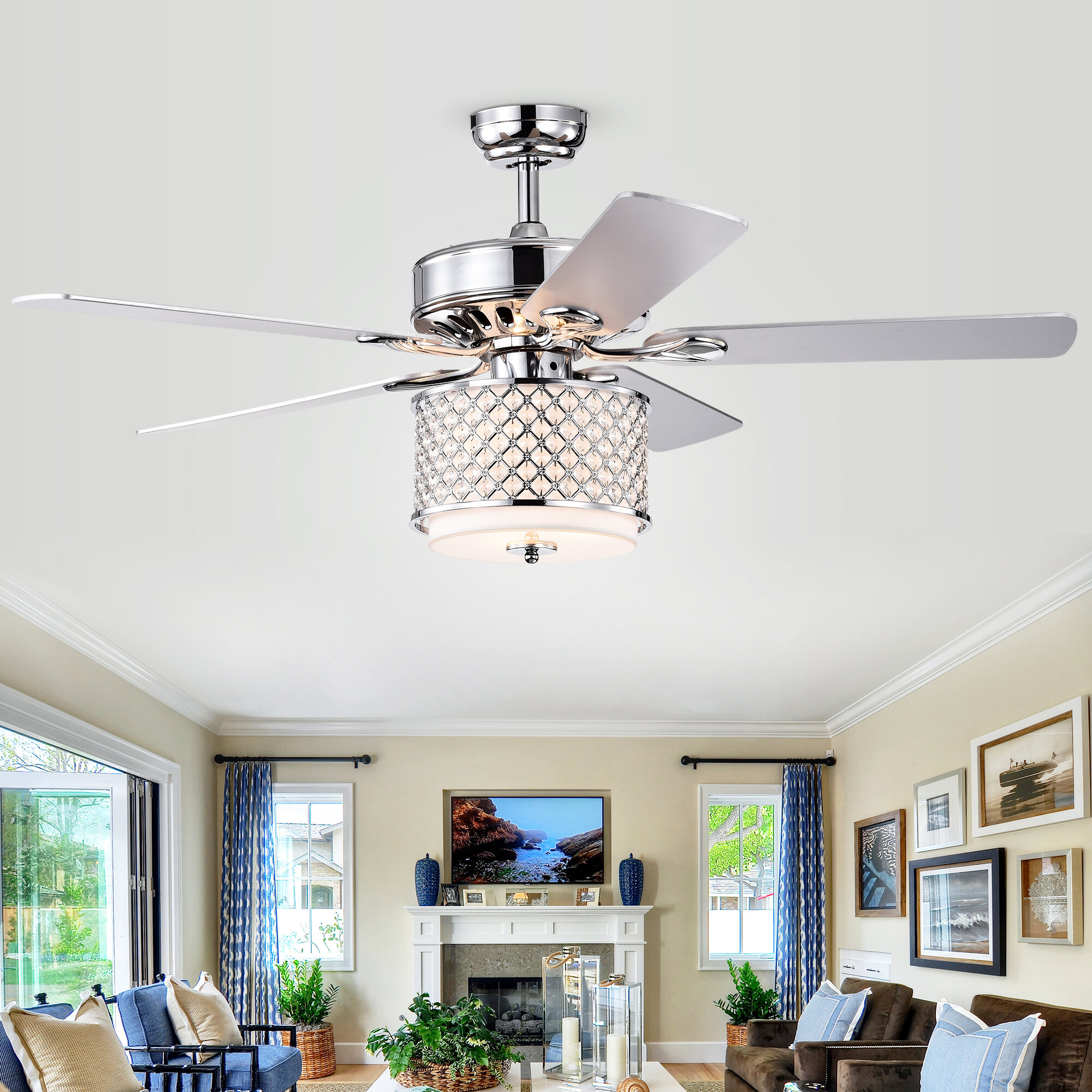 Mercer41 Matheson Ceiling Fan with Light Kit & Reviews | Wayfair