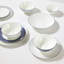 Gio Blue 11.1in Plate Blue Line