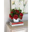 Holiday Arrangement with Hydrangeas, Pinecones and Bows-2107703560